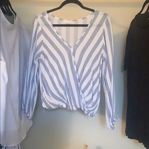 Ball stripe blouse
